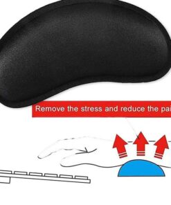 Alternative view of Poggiapolso per Mouse Colore Nero 14.1 x 8 centimetri