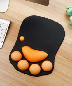 Tappetino Mouse con Poggiapolso Mousepad da Scrivania Colore Casuale Misura 27 x 19 cm Fondo in Gomma Antiscivolo