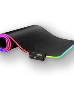 Tappetino Mouse da Gaming 35x25cm RGB con Cavo USB Spessore 4mm