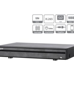 Videoregistratore XVR DVR NVR 4 Canali Penta-brid 1080P Mini 1U 4CH@5MP 5 In 1 HDCVI CVBS AHD TVI IP H.265+ DAHUA XVR5104H-X1