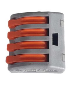 Alternative view of 10 Morsetti a Molla 4P Connettori Terminali Riutilizzabili Per Cavi Elettrici