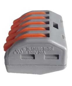 10 Morsetti a Molla 5P Connettori Terminali Riutilizzabili Per Cavi Elettrici