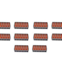 10 Morsetti a Molla 8P Connettori Terminali Riutilizzabili Per Cavi Elettrici