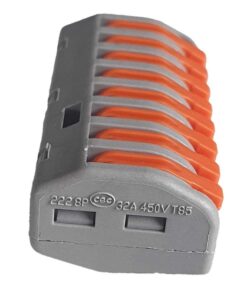 10 Morsetti a Molla 8P Connettori Terminali Riutilizzabili Per Cavi Elettrici