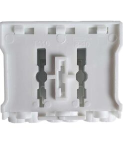 10 Morsetti a Molla Rapidi 3P Doppio Click Bianco per Cavi e Morsettiera a Vite