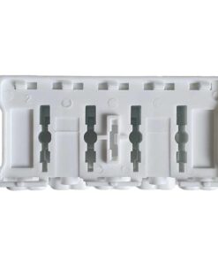 10 Morsetti a Molla Rapidi 5P Doppio Click Bianco per Cavi e Morsettiera a Vite