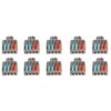 10 Sdoppiatore Elettrico Compatto Connettore Morsetto Elettrico Cavo Connettore 2P-4P