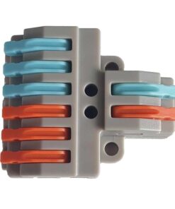 10 Sdoppiatore Elettrico Compatto Connettore Morsetto Elettrico Cavo Connettore 2P-6P