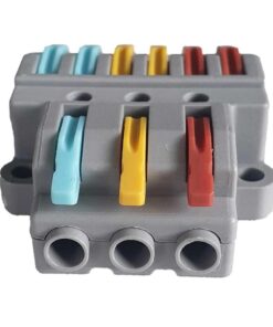Alternative view of 10 Sdoppiatore Elettrico Compatto Connettore Morsetto Elettrico Cavo Connettore 3P-6P