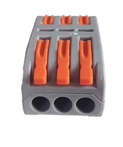 Alternative view of 10 Morsetti Elettrici Rapidi 3P con Leva Connettori Compatti per Fili Elettrici