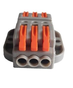 Alternative view of 10 Morsetti Con Base Fissaggio Morsettiera Elettrica Connettore Bilaterale 3P