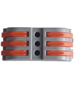 10 Connettori Veloce da Guida DIN Morsettiera Leva Cavo Connettore Bilaterale 3P