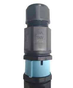 2 Connettori Veloce IP68 Forma I Manicotto Collegamento Cavo Esterno 3P 121x30mm