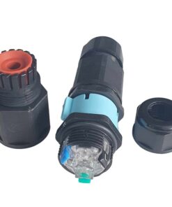 2 Connettori Veloce IP68 Forma I Manicotto Collegamento Cavo Esterno 3P 121x30mm