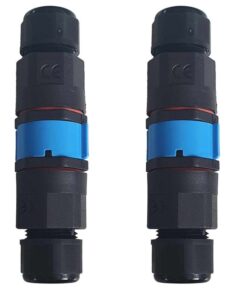 Alternative view of 2 Connettori Veloce IP68 Forma I Manicotto Collegamento Cavo Esterno 5P 112x30mm