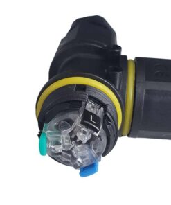 2 Connettori Veloce IP68 Forma T 3 Posti per Cavo Elettrico 6 12mm 125x80x30mm