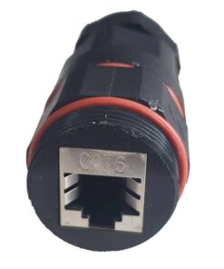 2 Connettori Rete RJ45 IP68 Forma I Manicotto Collegamento Cavo Esterno 105x30mm