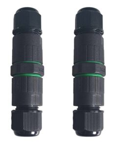 Alternative view of 2 Connettori Veloce IP68 Forma I Manicotto Collegamento Cavo Esterno 77x20mm