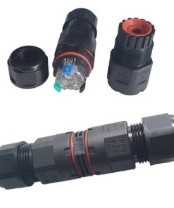 2 Connettori Veloce IP68 Forma I Manicotto Collegamento Cavo Esterno 3P 100x30mm