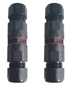 Alternative view of 2 Connettori Veloce IP68 Forma I Manicotto Collegamento Cavo Esterno 3P 100x30mm
