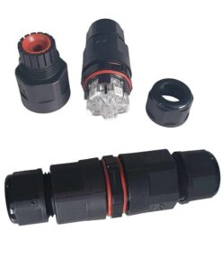 2 Connettori Veloce IP68 Forma I Manicotto Collegamento Cavo Esterno 5P 97x30mm