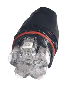 2 Connettori Veloce IP68 Forma I Manicotto Collegamento Cavo Esterno 5P 97x30mm