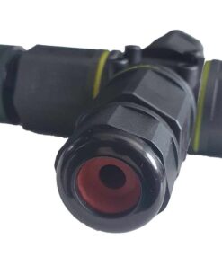 2 Connettori Giunta X IP68 Senza Viti 3 Posti per Cavo Elettrico 6 12mm 122x30mm