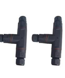 Alternative view of 2 Connettori Veloce IP68 Forma T 3 Posti per Cavo Elettrico 6 12mm 150x90x30mm