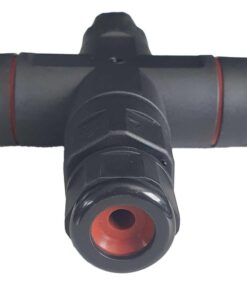 2 Connettori Giunta X IP68 Senza Viti 3 Posti per Cavo Elettrico 6 12mm 150x30mm