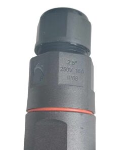 2 Connettori Giunta X IP68 Senza Viti 3 Posti per Cavo Elettrico 6 12mm 150x30mm