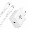 Caricatore USB-C 65W PD3.0, Alimentatore Rete EU con cavo USB-C 1M - ASDSHOP