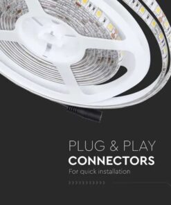 Bobina Striscia Led 300 SMD 5050 12V 11W/M Bianco Caldo IP20 5 Metri SKU-212122