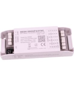 Led Dimmer Push WIFI, RF 2.4G, Pulsante NO, 5 In 1, DC5-24V 360W 5CHX6A Max 15A, per Striscia Led Mono Colore, CCT, RGB, RGBW, RGBCCT