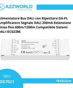 Alternative view of Alimentatore Bus DALI con Ripetitore DA-PL Amplificatore Segnale DALI 200mA Estensione Linea fino 600m/1200m