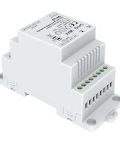 Alimentatore Bus DALI con Ripetitore Integrato, per Guida Barra DIN, AC220V, Uscita Max 200mA 16VDC, Estensione Linea fino a 1200 m, Protezione da Cortocircuito