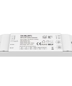 Dimmer DALI WiFi + RF 2.4GHz, Controller per DIM CCT RGB RGBW RGB+CCT, App Tuya Smart Life, Push Dim, 1 Indirizzo, Uscita 16VDC Max 150mA, Input AC220V