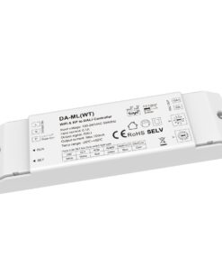 Dimmer DALI WiFi + RF 2.4GHz, Controller per DIM CCT RGB RGBW RGB+CCT, App Tuya Smart Life, Push Dim, 1 Indirizzo, Uscita 16VDC Max 150mA, Input AC220V
