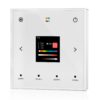 Pannello Touch DALI Master WiFi con Display LCD, App Tuya Smart Life, RF 2.4GHz, 4 Scene, Monocolore CCT RGB RGBW RGB+CCT, 86X86mm