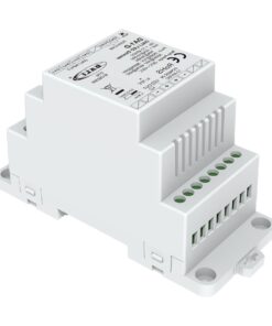 Dimmer DALI Da Guida Barra DIN, 12V 24V 36V 48V 15A, 1 Canale Tensione Costante, Push Dim, DALI-2, PWM 2KHz 8KHz 16KHz, per Strisce LED Monocolore