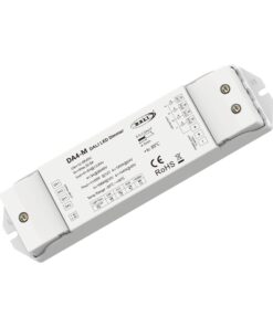 Dimmer DALI 4 Canali, 4X5A@12V/24V, 4X3A@36V/48V, Dimmerabile Con Pulsante NO, Push Dim, DALI-2, PWM, 1 Indirizzo, DT6 DT8 per Strisce LED Monocolore CCT RGB RGBW