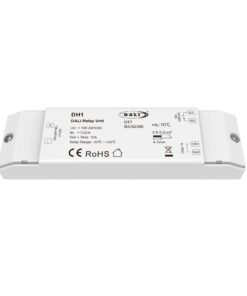 Interruttore DALI DT7, Relè 1 Canale con Contatto Pulito, Unità Relay per Luci e Carichi On Off 220V Max 10A, Zero Cross, DALI-2, Modulo Compatto
