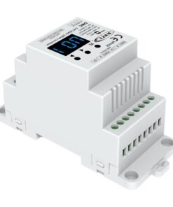 Convertitore Segnale DALI DMX512 Bidirezionale, Gateway da Guida DIN, Display Digitale, 12V 24V 36V 48V, DALI-2