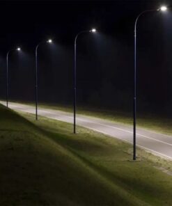 Lampione Stradale Led 50W Chip Samsung Freddo 6400K Street Lamp Per Strada Giardino Villa SKU-21540