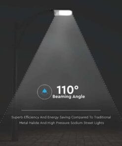 Lampione Stradale Led 50W Chip Samsung Freddo 6400K Street Lamp Per Strada Giardino Villa SKU-21540