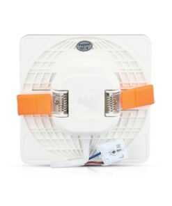 Faretto Pannello Led Da Incasso Quadrato Senza Bordo 18W Bianco Neutro Foro Adattabile Da 75mm a 150mm SKU-737