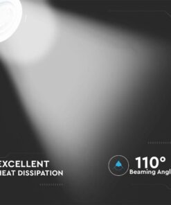 3 PZ Faretti LED Incasso Rotondo Orientabile 5W Carcassa Bianco 4500K Neutro con Lampada GU10 Sostituibile SKU 8882