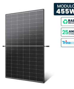 Alternative view of V-TAC Pannello Solare 455W Trina i-TOPCon Doppio Vetro Black Frame 1762x1134x30mm