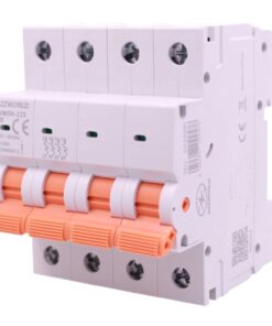 MCB Interruttore Magnetotermico Trifase 380V Curva C 4P 4M 10000A AC 400V IP20 GYM9H-125, Disponibili 80A 100A 125A (C80A)