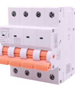 MCB Interruttore Magnetotermico Trifase 380V Curva C 4P 4M 10000A AC 400V IP20 GYM9H-125, Disponibili 80A 100A 125A (C100A)