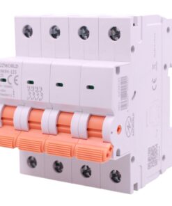 MCB Interruttore Magnetotermico Trifase 380V Curva C 4P 4M 10000A AC 400V IP20 GYM9H-125, Disponibili 80A 100A 125A (C125A)